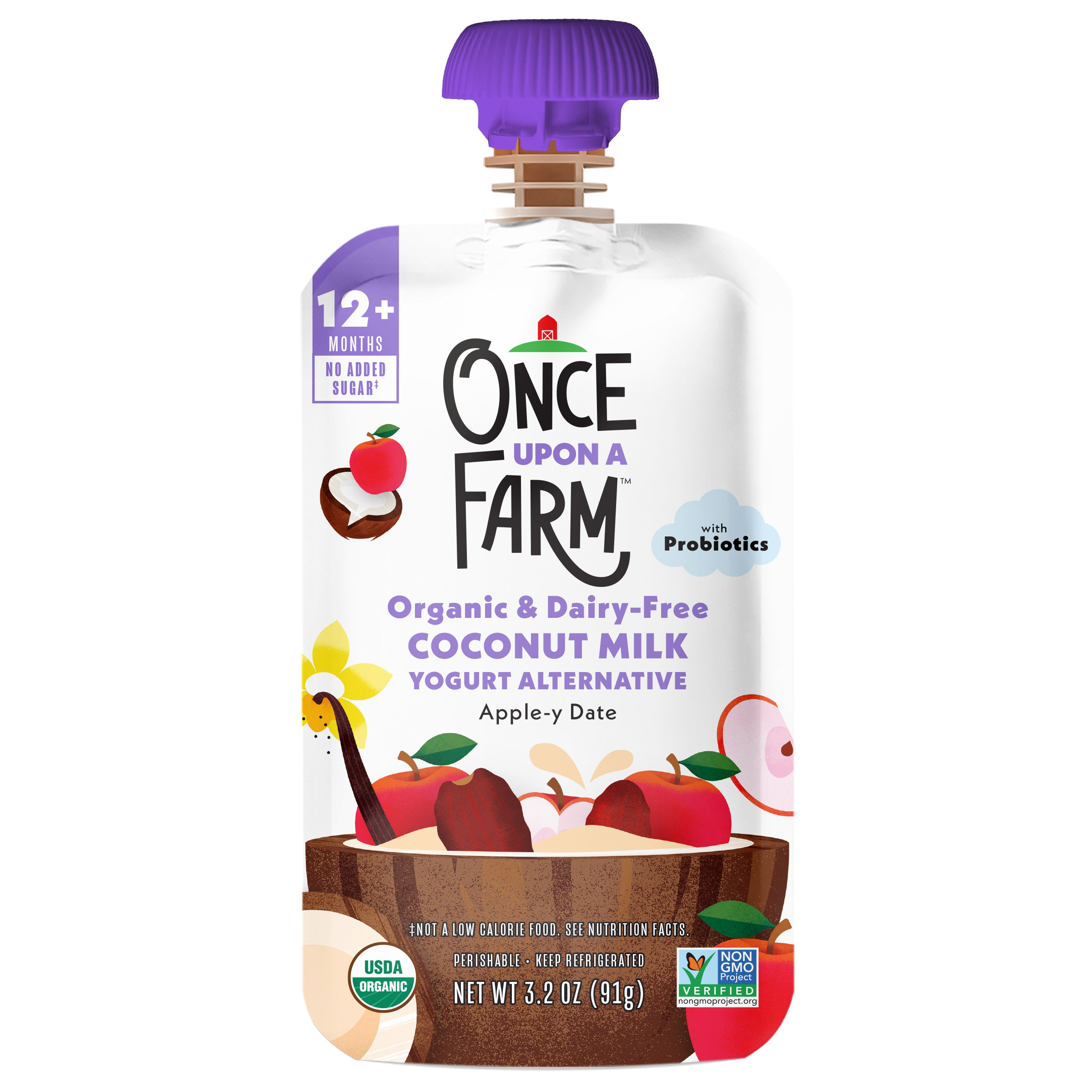 Apple-y Date Coconut Milk Yogurt Alternative