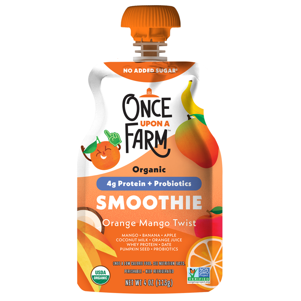 Orange Mango Twist Smoothie with Protein and Probiotics